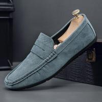 ราคา New Men Sneakers Outdoor Men Casual Loafers Fashion Leather Flats Hot Sale breathable comfortable Soft Male Driving Shoes (20603322071)