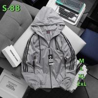 ราคา เข้าใหม่ เสื้อแจ็คเก็ตผ้าร่มแขนยาว มีฮูด ฮูดปรับขนาดได้ (20561419443)