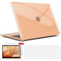 ราคา IBENZER New 2020 MacBook Air 13 inch Case M1 A2337 A2179 A1932 Hard Shell Case Keyboard Cover Screen Film for Apple Mac Air 13 Retina Display with Touch ID 2018 2020 Crystal Clear AT13CYCL 2 (16037532