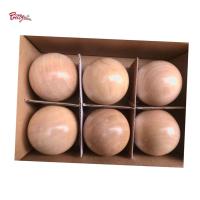 ราคา Prettyia 6 Pieces 1 8 inch Montessori Toys Wooden Balls for Ball Track Motor Skills wood color (20871902855)