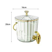 ราคา 2L Drink Dispenser with Spigot Juice Jar for Juice Lemonade Refrigerator Seal Faucet Cold Kettle Beverage Bucket Household (20401967263)