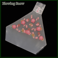 ราคา Blowing ถุงใส่ลูกข้าวทรงสามเหลี่ยมลายดอกซากุระ50ชิ้นถุงห่อสาหร่ายโนริโอนิกิริกระเป๋าซูชิอุปกรณ์ทำซูชิอุปกรณ์แม่พิมพ์เบนโตะ (20374115652)