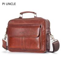 ราคา ร้อน ร้อน PIUNCLE Designer New 2021 Genuine Leather Mens Tote Office Bag For Men Crossbody Bags Shoulder Messenger Bags For Men Document Pouch Casual Large Capacity Business Briefcase For Male Vintage
