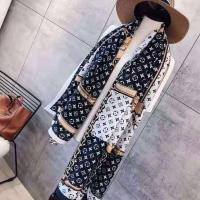 ราคา ผ้าพันคอผ้าไหมแบรนด์ดังผ้าพันคอสีดำและสีขาวแบบเดียวกันกับผ้าคลุมไหล่พิมพ์ลายแบบบางสำหรับฤดูร้อนผ้าไหมสไตล์ตะวันตกแมทช์ลุคง่ายสำหรับฤดูใบไม้ผลิและฤดูใบไม้ร่วงปี2021 (15632872732)