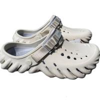 ราคา Have Crocs Box Crocs Echo Clog รองเท้าแตะผู้ชาย รุ่นใหม่ล่าสุด รองเท้าหัวโต รองเท้ารัดส้น รองเท้าแตะผู้ชาย รองเท้าแตะเพื่อสุขภาพ เบานุ่ม (18971759711)