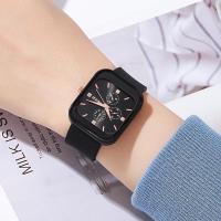 ราคา kezzi square plate large watch female high end fashion waterproof Korean tide dial college students (19193457706)