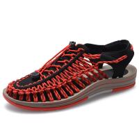 ราคา รองเท้าแตะผู้ชายในช่วงฤดูร้อนรองเท้าชายหาดที่มีคุณภาพสูงบินทอรองเท้าแตะรองเท้าผู้ชายรองเท้าทอรองเท้าผู้ชายรองเท้าแตะแบนKEEN (18625398319)