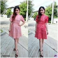 ราคา เดรสสั้น แขนตุ๊กตา เดรสลูกไม้ ชุดออกงาน เสื้อผ้าแฟชั่น ชุดทำงาน งานป้าย 8500 (16980263382)