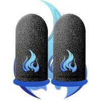 ราคา BlueWow ถุงนิ้วเล่นเกมถุงมือเล่นเกมถุงนิ้วเล่นเกมffถุงมือเล่นเกม free fireถุงมือปลอกนิ้วเล่นเกม สัมผัสนิ้วหัวแม่มือ 2ชิ้น ป้องกันเหงื่อ (18275785048)