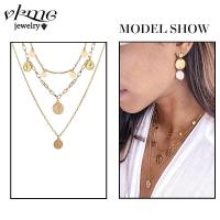 ราคา สร้อยคอโช้คเกอร์หลายชั้นประดับมุกสไตล์โบฮีเมียนสําหรับผู้หญิง 2020 (16455464494)