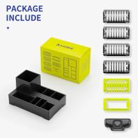 ราคา YINKE Guide Comb Guards for Philips One Blade QP2520 QP2530 QP2620 Face Hair Clippers Beard Trimmer Replacement Kit with Holder (20581206578)