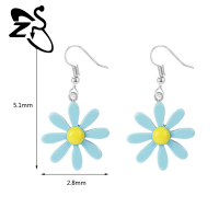 ราคา ต่างหูอัลลอยด์ยาวหลากสีต่างหูรูปหยดน้ำลายการ์ตูนกบและแมวต่างหูตะขอน่ารักต่างหูระย้าหัวใจลายเมฆดอกเดซี่1คู่ (20807839388)