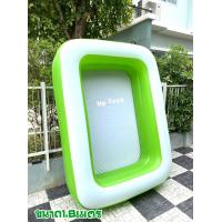 ราคา Toykidsshop สระว่ายน้ำเป่าลม ทรงสี่เหลี่ยม สีสดใสขนาด1 8เมตร ขนาด180 140 40 ซม แบรนด์Smile Pool (7501882169)