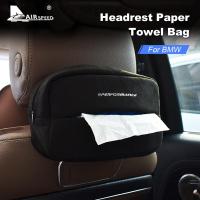 ราคา AIRSPEED Suede M Performance Car Tissue Box Holder Cover Case Portable Seat Back Napkin Paper Storage Bag for BMW Accessories (13329706570)