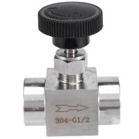 ราคา BSP Equal Female Thread SS 304 Stainless Steel Flow Control Shut Off Needle Valve (18561615704)