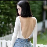 ราคา Oppa S shop บอดี้สูทแขนยาว ชุดบอดี้สูท บอดี้สูทเซ็กซี่ บอดี้สูท เสื้อบอดี้สูทเว้าหลัง ผ้าเรย่อน (19453297107)