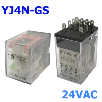 ราคา MY4N YJ4N GS 24AC รีเล์ย์ JY4N GS MY4 Relay 24VAC 5A 25VAC 28VDC (8879529036)