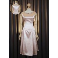 ราคา S XL ชุดราตรี เดรสดิออร์คอมุก คัตติ้งตีเกล็ดเอว จีบซิกแซก เน้นเอวคอดๆ พรางสะโพก ใส่สบาย (7695293675)