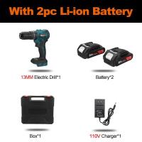 ราคา 3 IN 1 30 320NM Mini Electric Screwdriver Brushless Cordless Impact Drill 25 3 Torque Wireless Power Driver With 1 2pcs Li Ion Battery (20758913999)