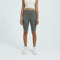 ราคา alo Cycling Pants Womens Summer Sports Nude Feel Yoga Pants Hip Raise Fitness Pants High Waist Cropped Pants Yoga Shorts (20791072029)