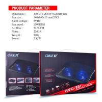 ราคา Oker พัดลมระบายความร้อน รุ่น HVC 651 พัดลม 2 ตัว (7931208001)