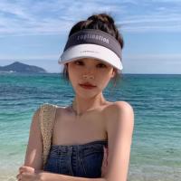 ราคา หมวกว่างเปล่าวิ่งกอล์ฟผู้หญิงบังแดดแฟชั่นของผู้หญิงฤดูร้อนหมวกบังแดดอารมณ์หมวกกันแดดแท้ญี่ปุ่น Pxghentic (18322274888)