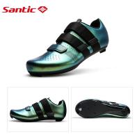 ราคา Santic รองเท้าปั่นจักรยานผู้ชายรองเท้าปั่นจักรยานมืออาชีพรองเท้าจักรยานเสือหมอบขี่จักรยานล็อครองเท้าป้องกันการลื่นไถลระบายอากาศรองเท้าจักรยานสำหรับผู้หญิง S20017 (7879128916)