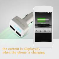 ราคา เครื่องวัดอุณหภูมิไฟฟ้ากระแสตรง5โวลต์3 1A 4อิน1 LED เครื่องวัดแรงดันไฟฟ้าแบบดิจิตอลแอมมิเตอร์มิเตอร์ USB คู่สากลแรงดันที่ชาร์จแบตในรถอุณหภูมิปัจจุบันมิเตอร์ (20381821013)