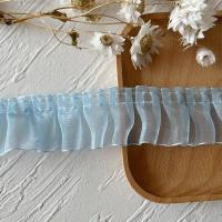 ราคา ริบบิ้นผ้าโปร่งสองชั้นขอบลูกไม้ระดับไฮเอนด์ขอบระบายแขนเสื้อคอเสื้อวัสดุ DIY วัสดุเสริมขอบลูกไม้ (20305411029)