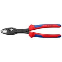 ราคา KNIPEX Tools 82 02 200 TwinGrip Slip Joint Pliers 8 Inch (16277845736)