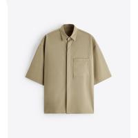 ราคา Zaraฆ่าเชื้อเสื้อผ้าผู้ชายในวันฤดูใบไม้ผลิเพื่อผ่อนคลายเสื้อเชิ้ตแขนสั้นแบบดั้งเดิม9621303 806 (20402260156)