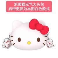ราคา ใหม่ การ์ตูนน่ารัก Sanrio Kuromi หนักหัวซิลิโคนกระเป๋าที่มีเชือกเส้นเล็กสลิงกระเป๋าสะพายข้างสําหรับเด็ก (20727101000)