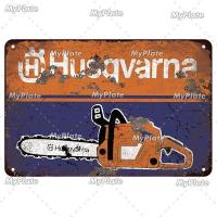 ราคา MyPlate Chain Saws Metal Sign Vintage Plaque Tin Sign Garage Decor For Bar Sign Club Decoration Man Cave Plate Retro Poster (19929242563)