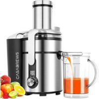 ราคา Jianshizhi เครื่องคั้นน้ำผลไม้แยกกาก CASABREWS เครื่องสกัดเครื่องทำน้ำผลไม้ความเร็ว1300W 5สปีดพร้อม3 2ขนาดใหญ่ น้ำตกให้อาหารทั้งผักผลไม้ (20607580165)