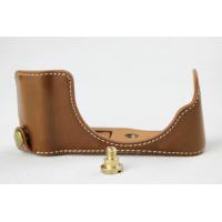 ราคา หนังแท้ครึ่งกรณี Grip สำหรับ Panasonic DMC GF10 GF9 GF8 GF7กล้อง (20345024054)