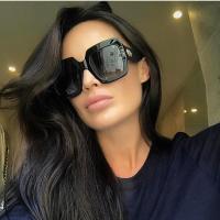 ราคา 2020 Ladies Designer Sunglasses Women Luxury nd Men Square Shade Big Large Clear Frame Sun Glasses Eyewear (14139289778)