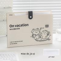 ราคา กระเป๋าแฟ้มเอกสาร A4กันน้ำหลายชั้น8ช่องกระเป๋ากันน้ำสำหรับใส่เครื่องเขียนในโรงเรียนและสำนักงาน (19595391350)