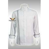 ราคา เสื้อกุ๊ก เสื้อเชฟ ชุดเชฟ เสื้อพ่อครัว อ๊อกฟอร์ด แขนยาว (10916061359)