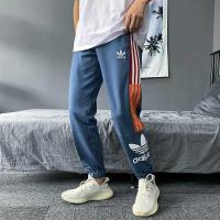 ราคา Adidas กางเกงกีฬาชายหญิงกางเกงวอร์มสำหรับออกกำลังกายวิ่งทรงหลวมบางระบายอากาศได้ดี (10397588145)