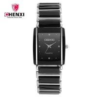 ราคา 2023 Watch Square Couple Watch 104A Fashion Ceramic Watch Women Mar (18371087759)