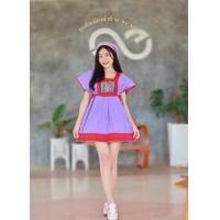 ราคา ชุดดอย ชุดเหนือ ชุดพื้นเมืองผ้าฝ้าย แต่งแถบผ้าทอมือสีแดง อกงานปักมือ สไตล์ดั้งเดิมล้านนา (18288875577)