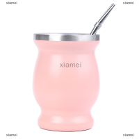 ราคา xiamei Yerba Mate CUP 304สแตนเลส8ออนซ์อาร์เจนตินา Yerba Mate gourd กับ bombillas (20266235372)