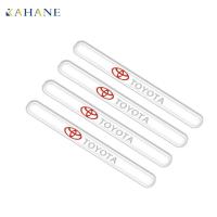 ราคา 4ชิ้นสติ๊กเกอร์ป้องกันที่จับประตูรถสำหรับ Toyota Camry Wish Altis Corolla RAV4 4Runner Vios Highlander Cruiser (20168799321)