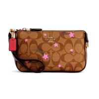 ราคา Coach outlet ของเเท้ กระเป๋าสตางค์คล้องมือ COACH NOLITA 19 (19782934496)