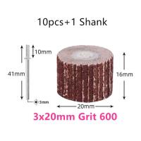 ราคา 10pcs Mini Abrasive Tools Flap Wheel Sanding Sandpaper Grinding for Dremel Rotary Paper Polishing for Woodworking 80 600 Grit (18409944037)