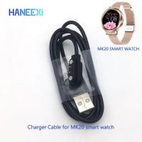 ราคา women smart watch MK20 2pin charger cable chargers for smartwatch MK26 phone watch smart bracelet saat clock hour charging cable (17537214685)