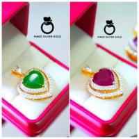 ราคา จี้ จี้พลอยล้อมเพชร A233 รุ่นอลังการตระการตา จี้ทับทิม จี้ทองไมครอน จี้ทองชุบ จี้สวยๆ จี้ใส่ออกงาน จี้อลังการ จี้ (16013157997)