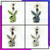ราคา จิวสะดือ playboy จิวใส่สะดือ เครื่องประดับร่างกาย สแตนเลส 316L ประดับคริสตัล swarovski ขนาดก้าน 1 6 mm ความยาวก้าน 8 mm งานพรีเมี่ยม (16465452859)