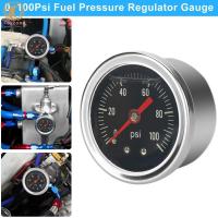 ราคา Universal Adjustable Fuel Pressure Regulator Gauge 0 100psi Liquid Filled Pointer Type Pressure Gauge Stainless Steel Shell (21061714903)