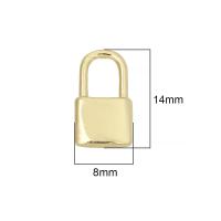 ราคา กุญแจทองเหลืองชุบทอง14K 1ชิ้น จี้ห้อยคอน่ารักล็อคสำหรับทำเครื่องประดับต่างหูสร้อยคอ DIY สร้อยข้อมือ (18666698227)